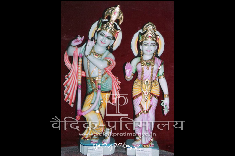 Radha Krishna Marble Statues
